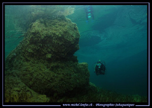 Lake diving in Austria... :O)... by Michel Lonfat 